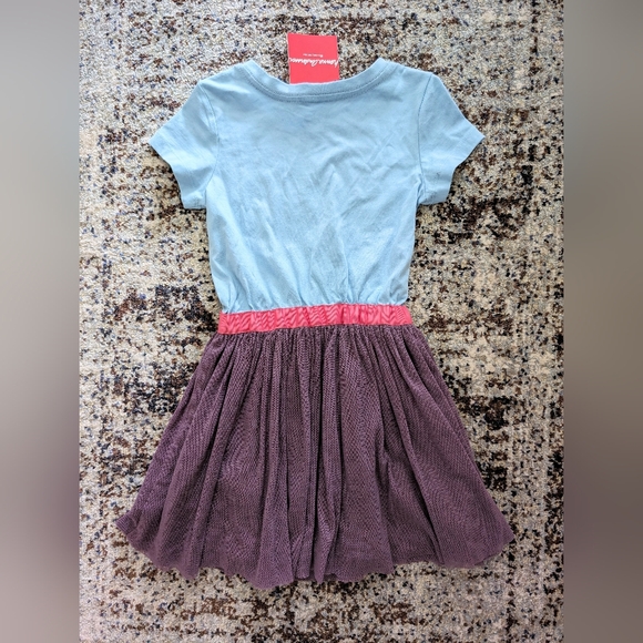 NWT 5T Hanna Andersson short sleeve bow waist dress - Picture 2 of 7